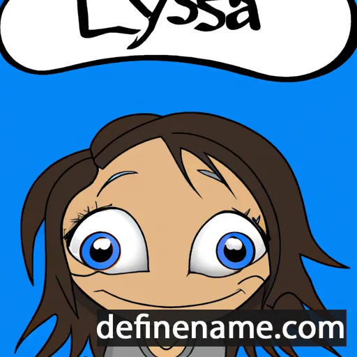 Lyssa cartoon