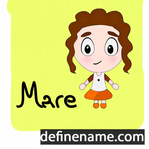 cartoon of the name Máire