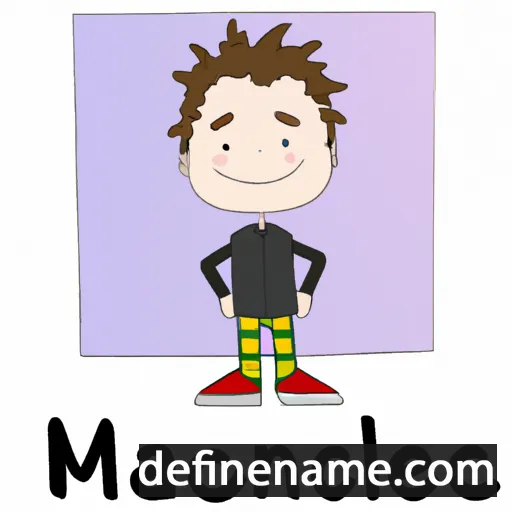 cartoon of the name Mackenzie