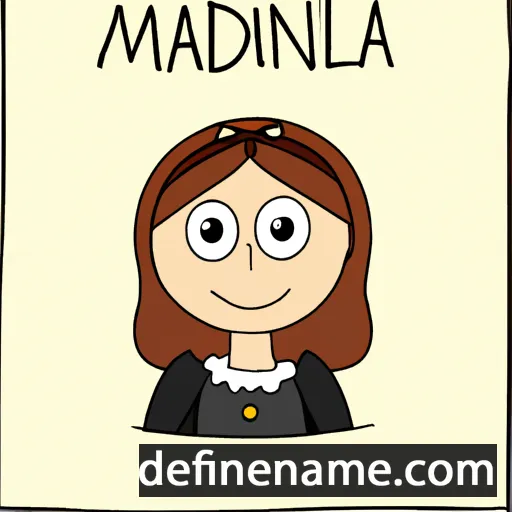 cartoon of the name Maddalena