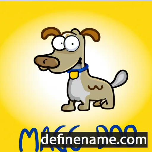 cartoon of the name Madog