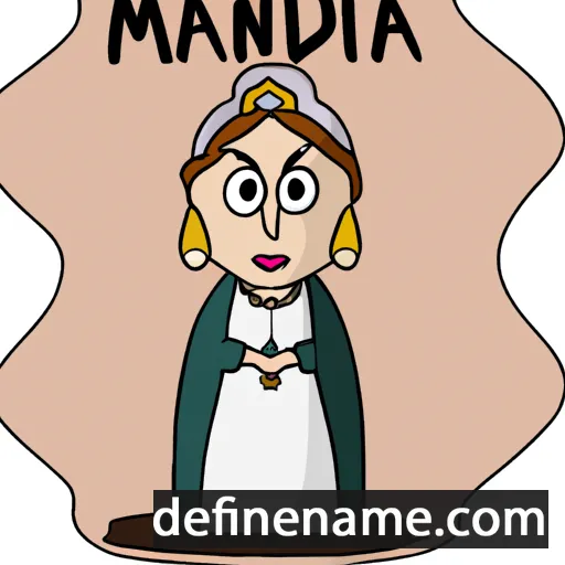 cartoon of the name Madona