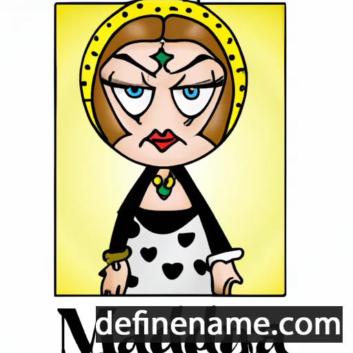 cartoon of the name Madonna