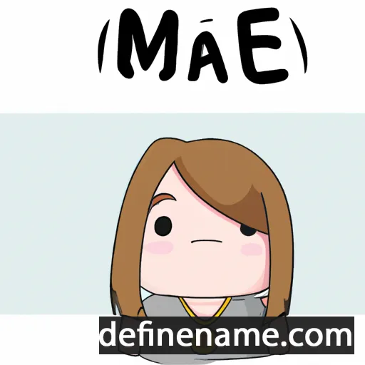 Mae cartoon