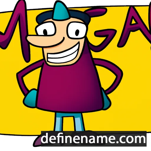 cartoon of the name Magni