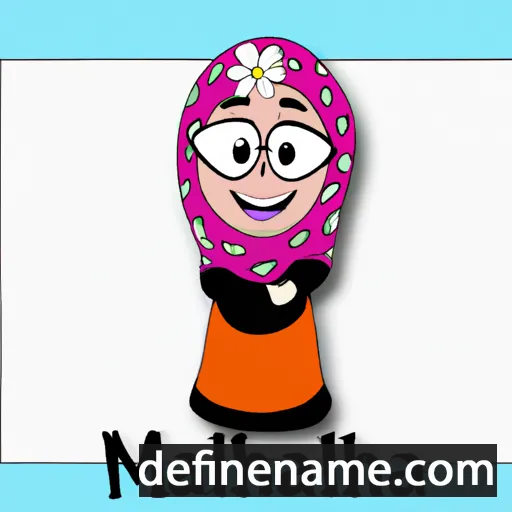 cartoon of the name Mahlah