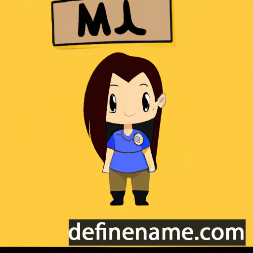 cartoon of the name Mai