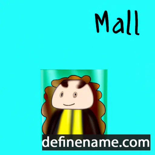 cartoon of the name Maialen