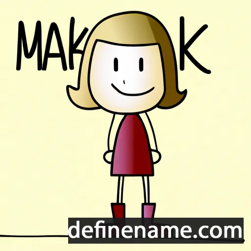 Maike cartoon