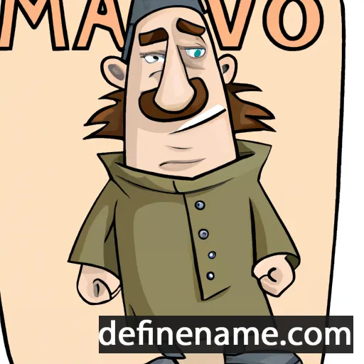 cartoon of the name Majvor