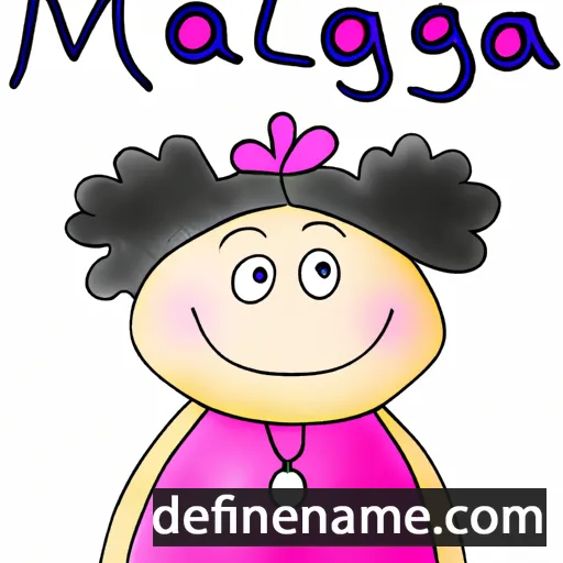 Małgosia cartoon