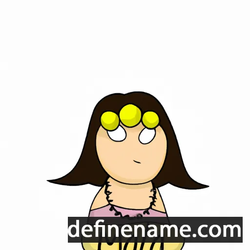 cartoon of the name Mala