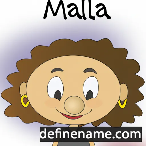 Malia cartoon