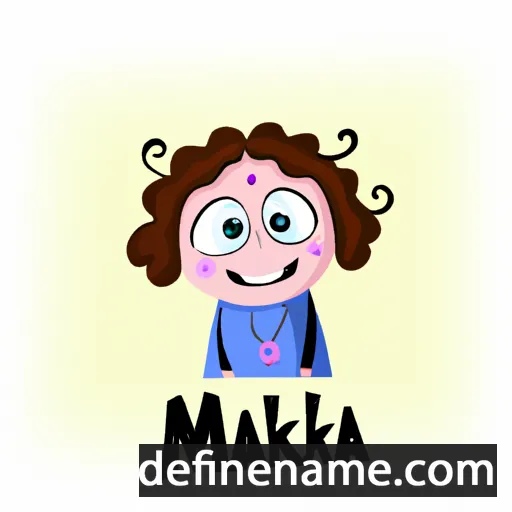 cartoon of the name Malka