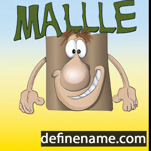 cartoon of the name Malle