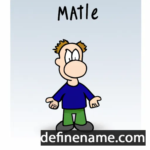 cartoon of the name Malthe