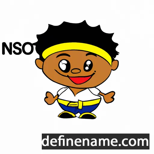 cartoon of the name Mandlenkosi