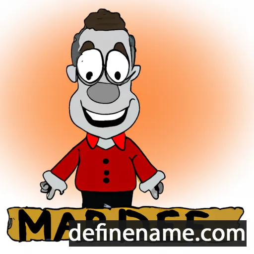 cartoon of the name Manfred