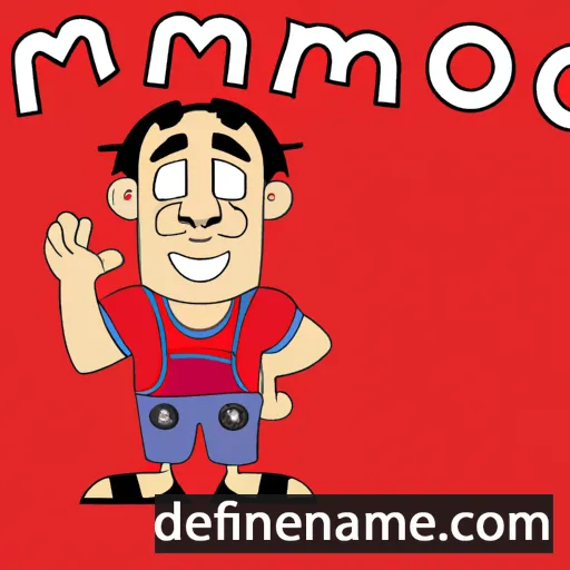 cartoon of the name Manno