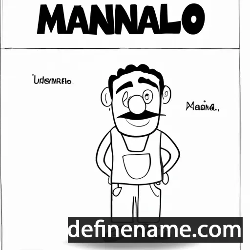 cartoon of the name Manolo