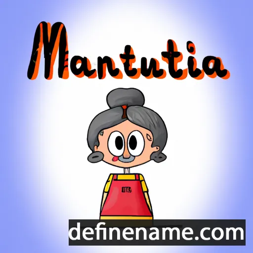 cartoon of the name Manuelita