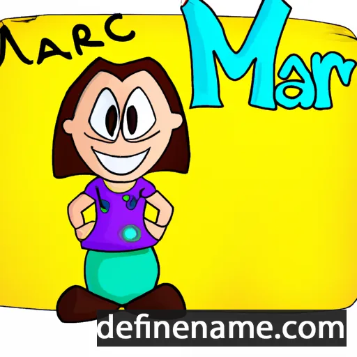 cartoon of the name Mar