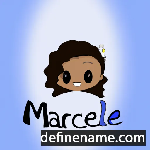 cartoon of the name Marcelle