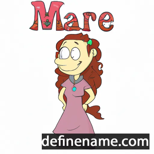 cartoon of the name Mare