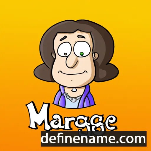 cartoon of the name Margaret