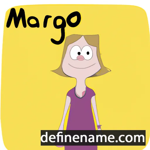 cartoon of the name Margot