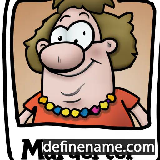 cartoon of the name Margreet