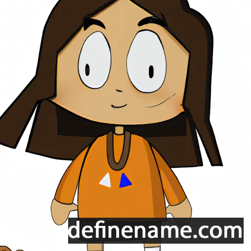 cartoon of the name María Pilar