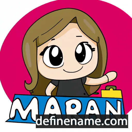 cartoon of the name Marián