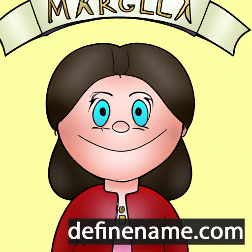 cartoon of the name Mariangela