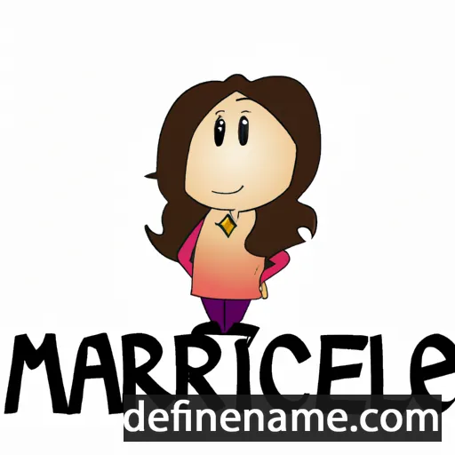 cartoon of the name Maricela