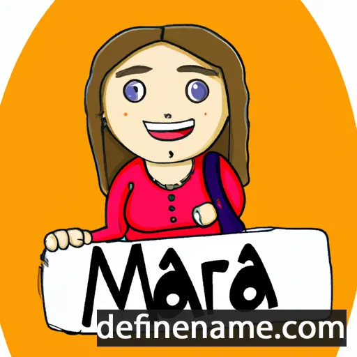 Marija cartoon