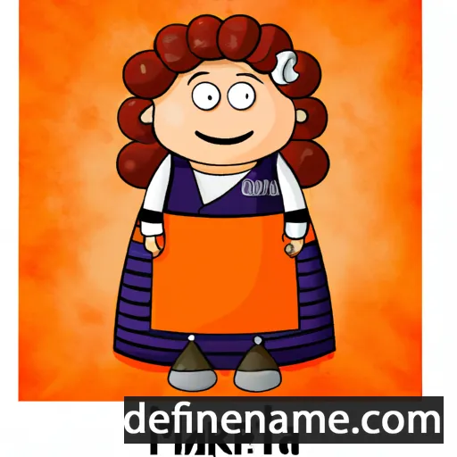 cartoon of the name Marjatta