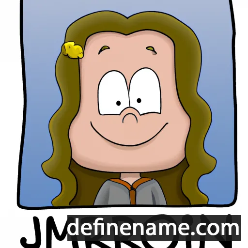 cartoon of the name Marjolijn