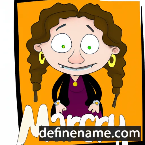 cartoon of the name Marjory