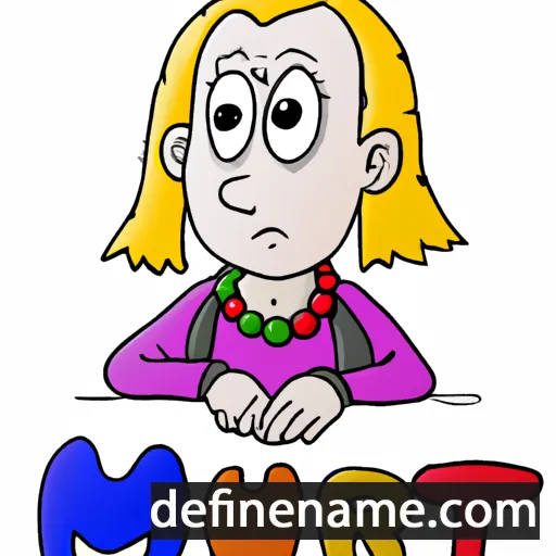 cartoon of the name Marjut