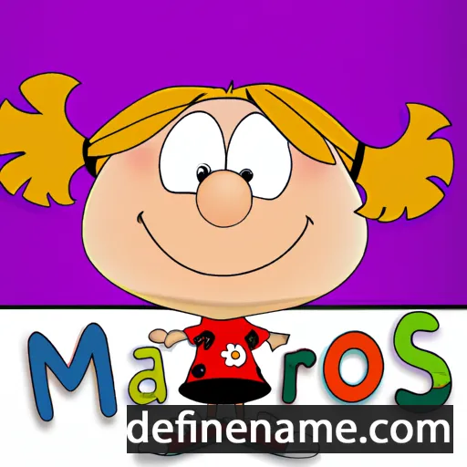 cartoon of the name Marloes