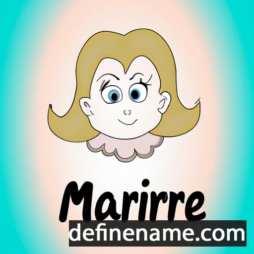 cartoon of the name Marnie