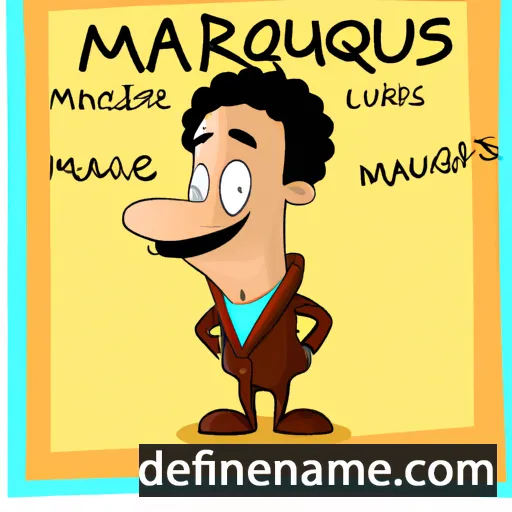 cartoon of the name Marquis