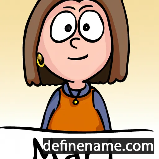 cartoon of the name Martta