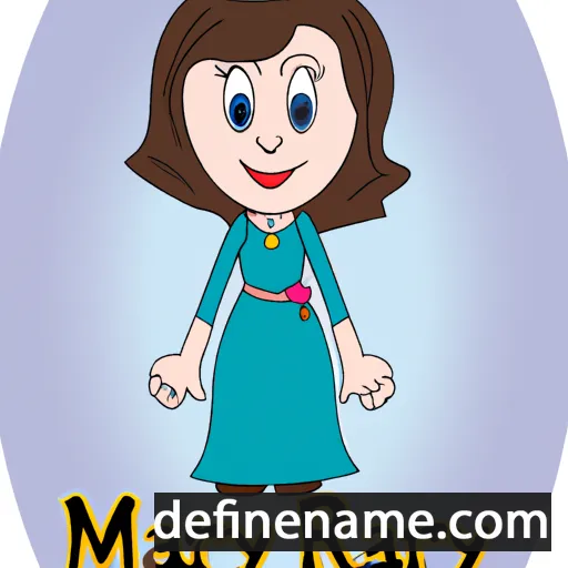 cartoon of the name Mary