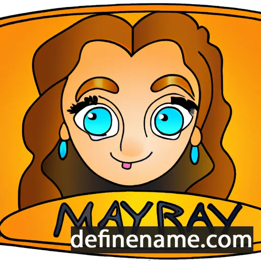 cartoon of the name Marya