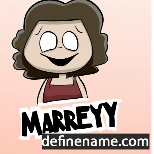 cartoon of the name Marylène