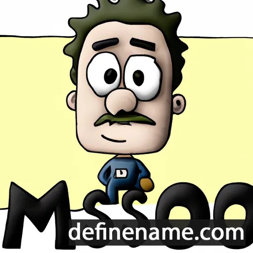 Massimo cartoon