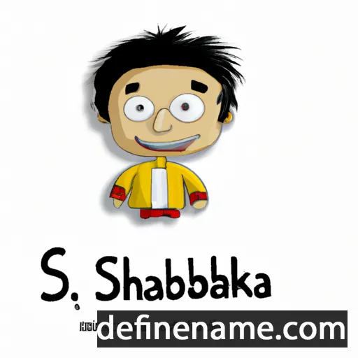 cartoon of the name Shakib