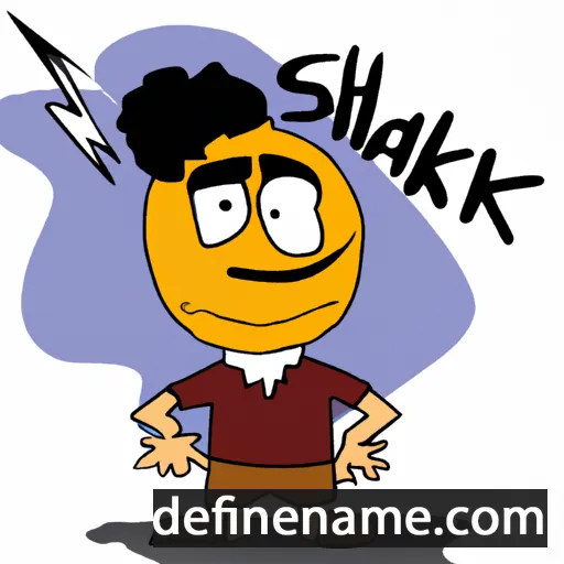 cartoon of the name Shakked